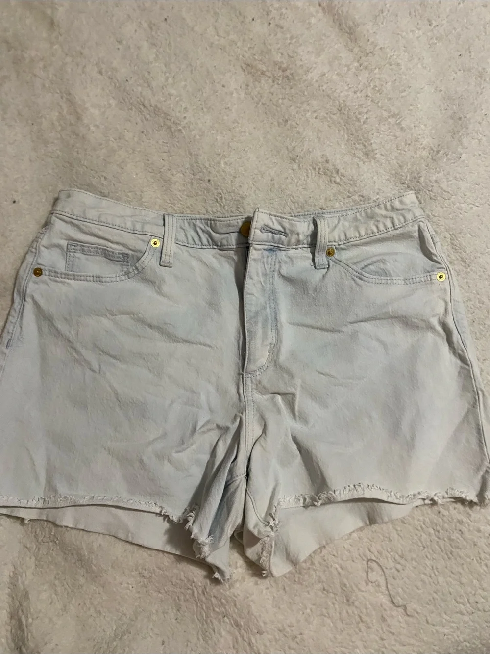 Universal Thread Light Wash Denim Cutoff Shorts